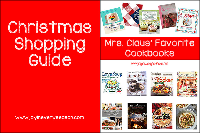 Mrs. Claus' Favorite Cookbooks