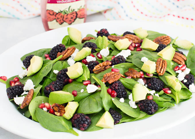 Blackberry Spinach Salad