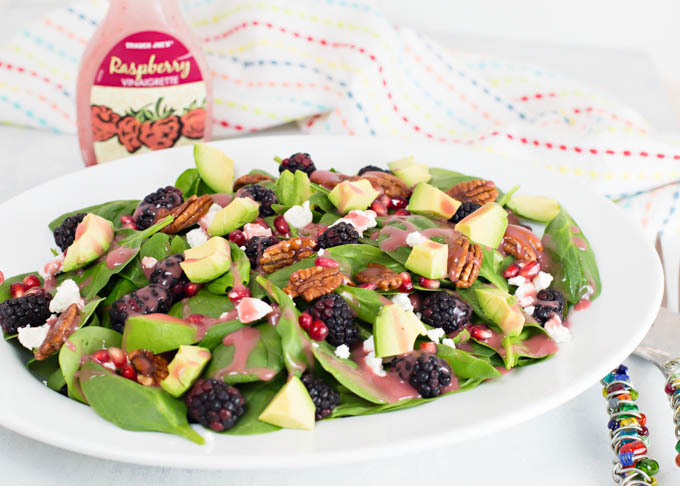 Blackberry Spinach Salad