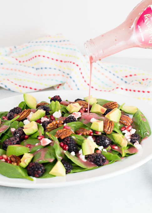 Blackberry Spinach Salad