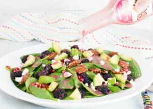 Blackberry Spinach Salad