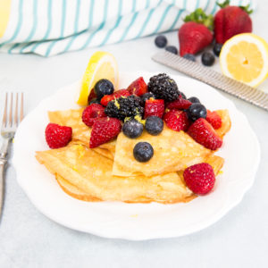 Lemon Berry Crepes