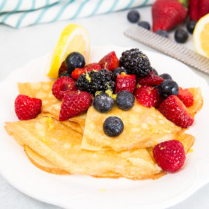 Lemon Berry Crepes