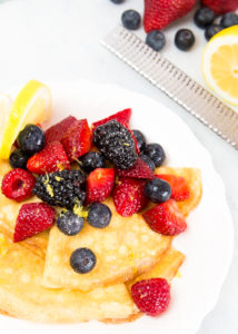 Lemon Berry Crepes