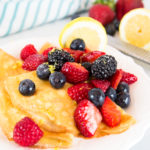 Lemon Berry Crepes