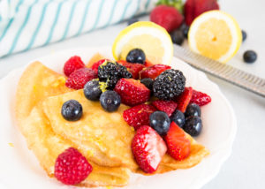 Lemon Berry Crepes