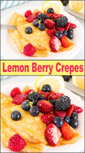 Lemon Berry Crepes
