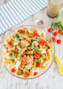 Chicken Caprese Pasta Salad