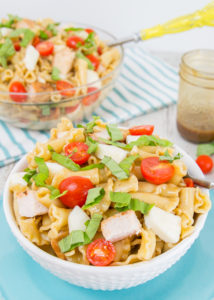 Chicken Caprese Pasta Salad