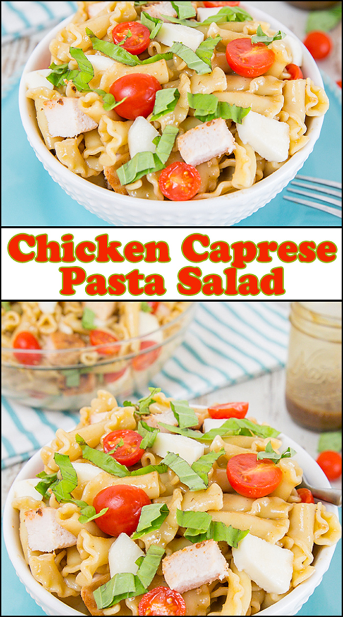 Chicken Caprese Pasta Salad