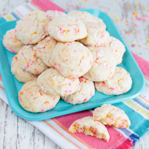 Gooey Sprinkle Cookies