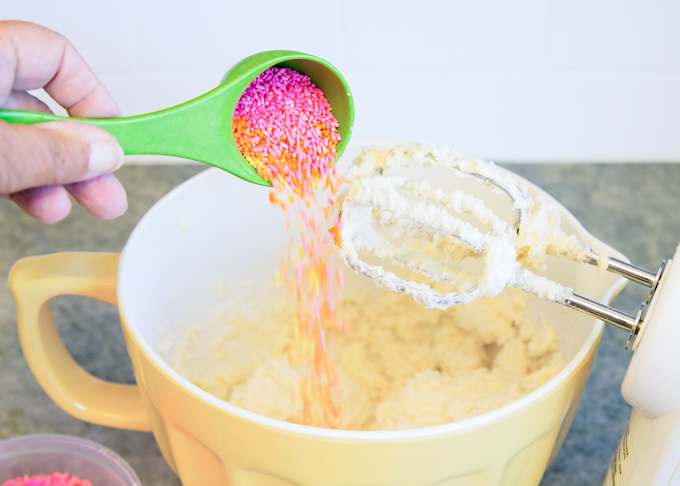 Gooey Sprinkle Cookies