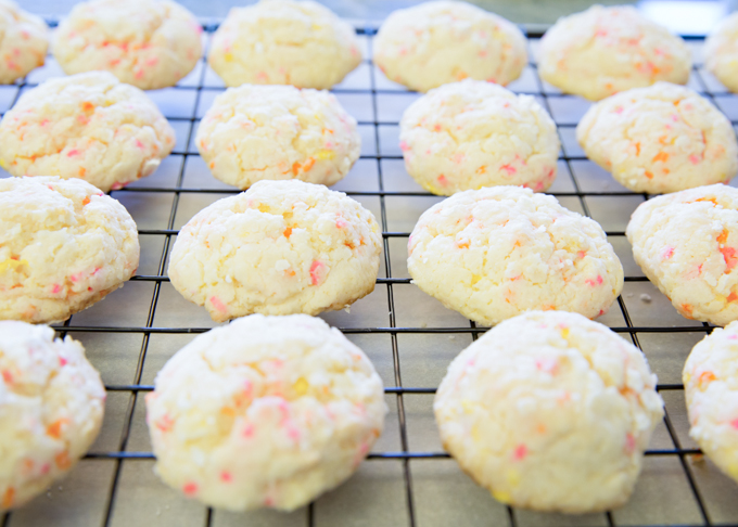 Gooey Sprinkle Cookies