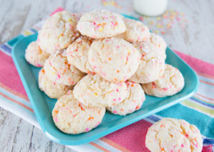 Gooey Sprinkle Cookies