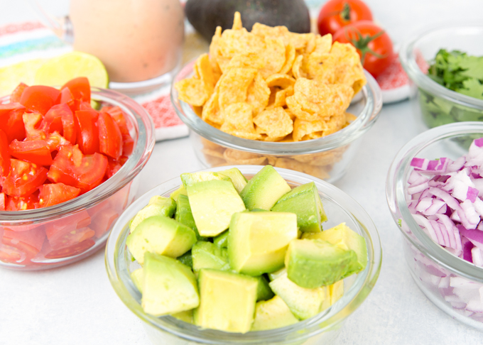 Taco Salad w/Salsa Lime Dressing