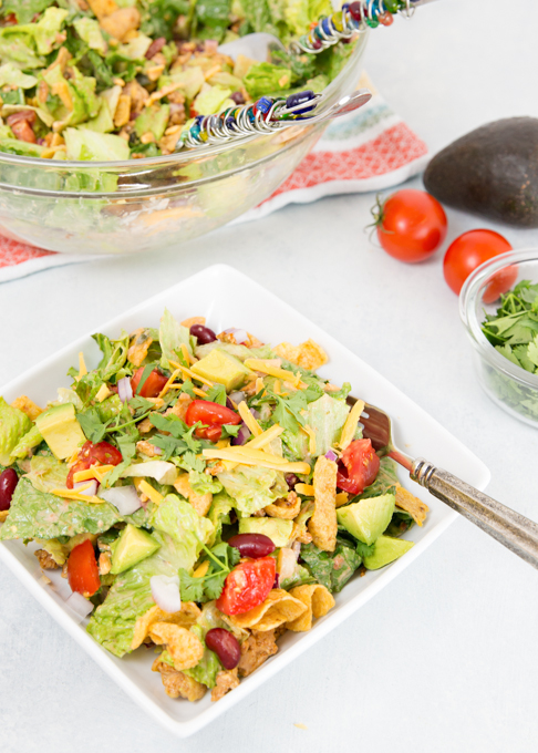 Taco Salad w/Salsa Lime Dressing