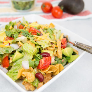 Taco Salad w/Salsa Lime Dressing