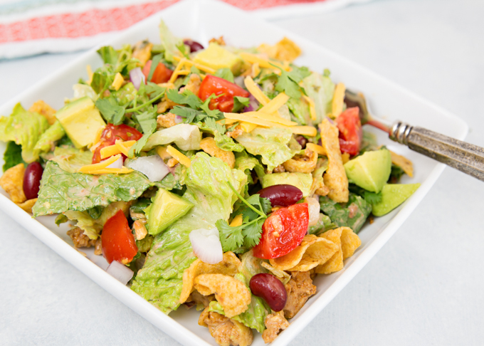 Taco Salad w/Salsa Lime Dressing