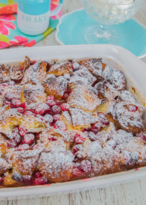 Cranberry Croissant Bread Pudding