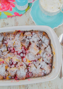 Cranberry Croissant Bread Pudding