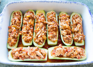 Stuffed Zucchini Boats