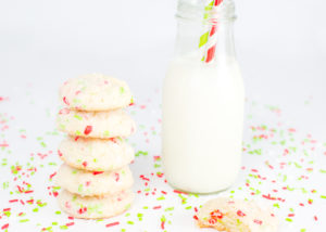 Christmas Gooey Sprinkle Cookies