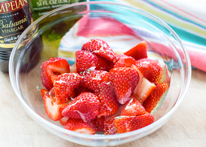 Kale Salad with Strawberry Vinaigrette