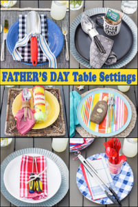 Father's Day Table Settings