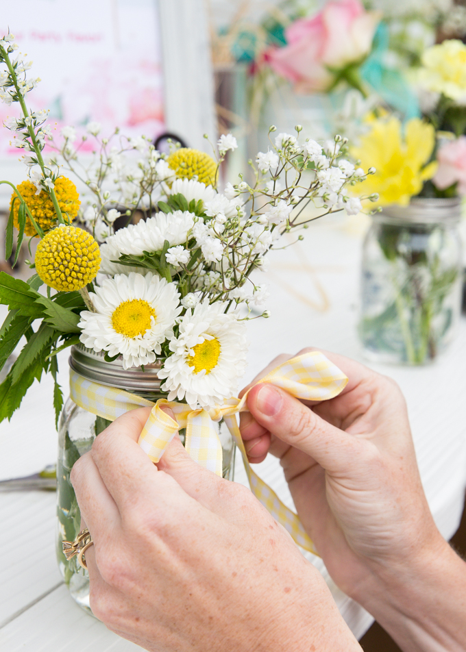 Make Your Own Bouquet Bridal Shower Brunch