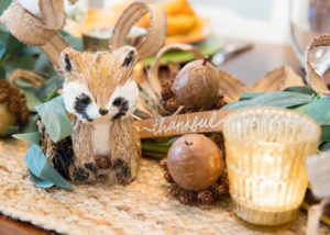 Woodland Themed Fall Tablescape