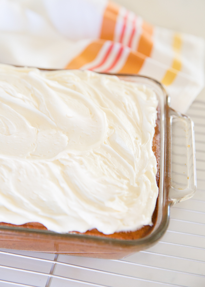 Banana Cake w/Cream Cheese Frosting