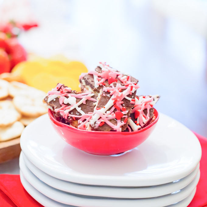 Valentine's Toffee Bark