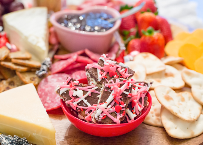 Valentine's Toffee Bark