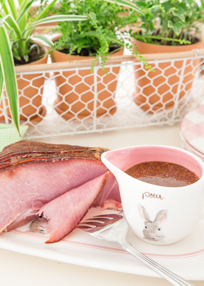 Easter Ham with Brown Sugar Mustard Glaze - Joy In Every Season