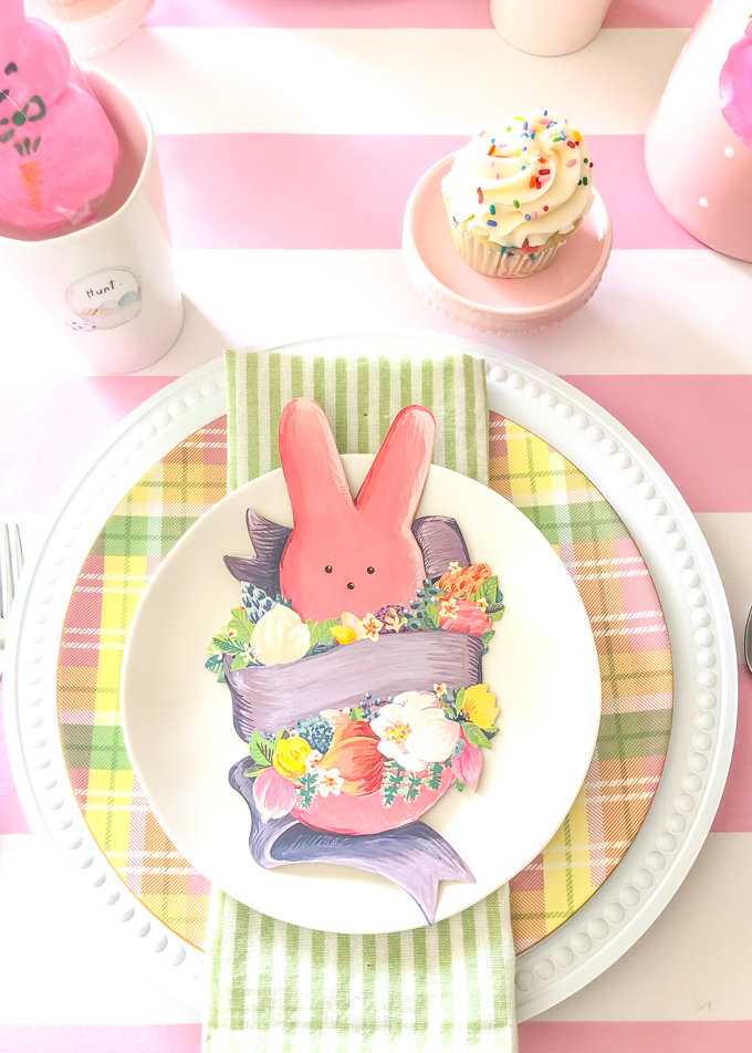 Pink Peep Easter Table