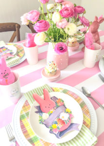 Pink Peep Easter Table