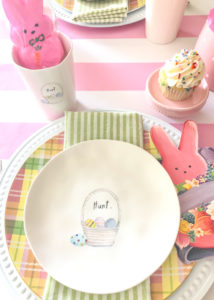 Pink Peep Easter Table