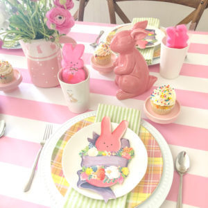 Pink Peep Easter Table