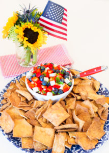 Red, White, & Blueberry Fruit Salsa