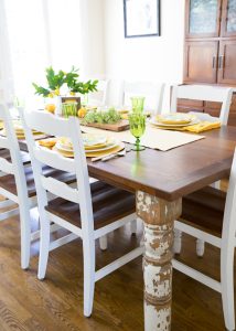 Lemon Themed Tablescape