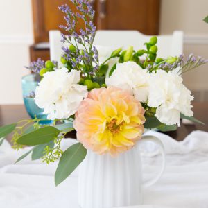 Pink & Aqua Summer Tablescape