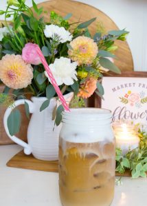 Pink & Aqua Summer Tablescape