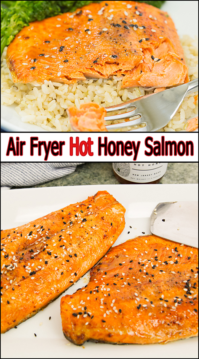Air Fryer Hot Honey Salmon