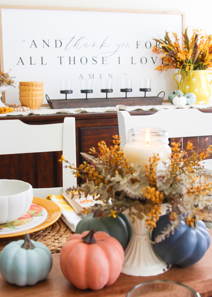 Simple Fall Tablescape