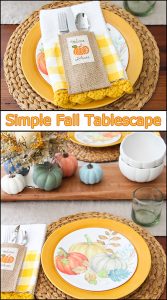 Simple Fall Tablescape