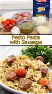 Pesto Pasta with Sausage