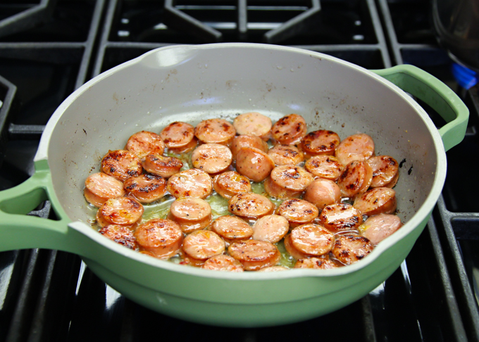 Pesto Pasta with Sausage