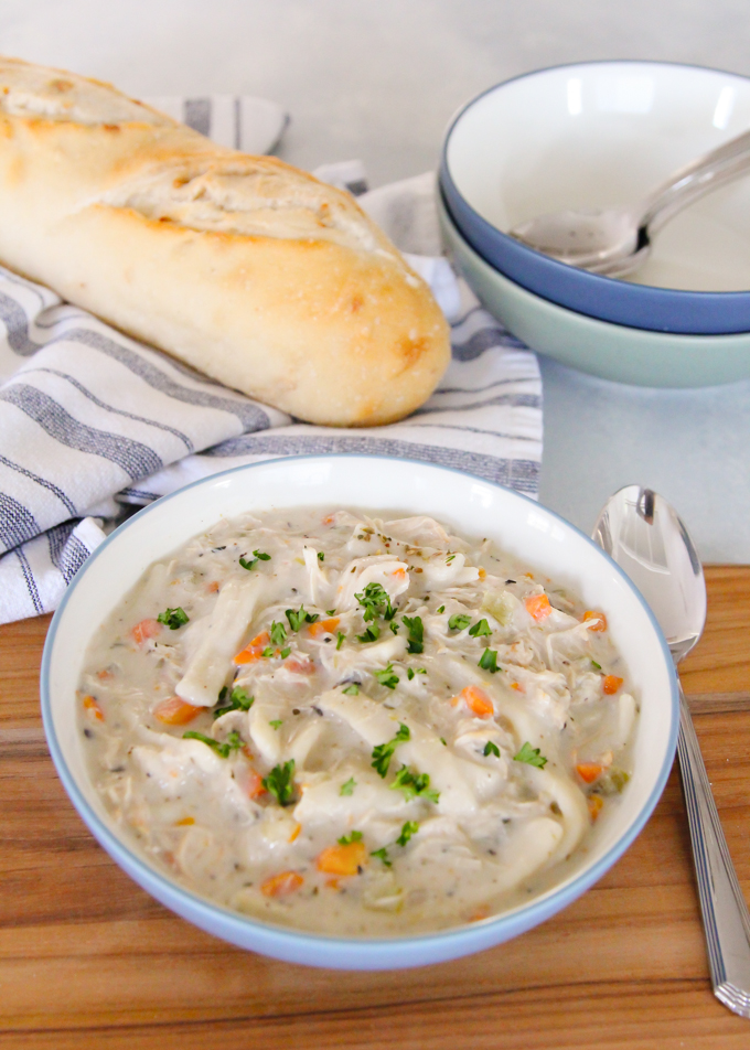 Instant Pot Creamy Chicken Soup