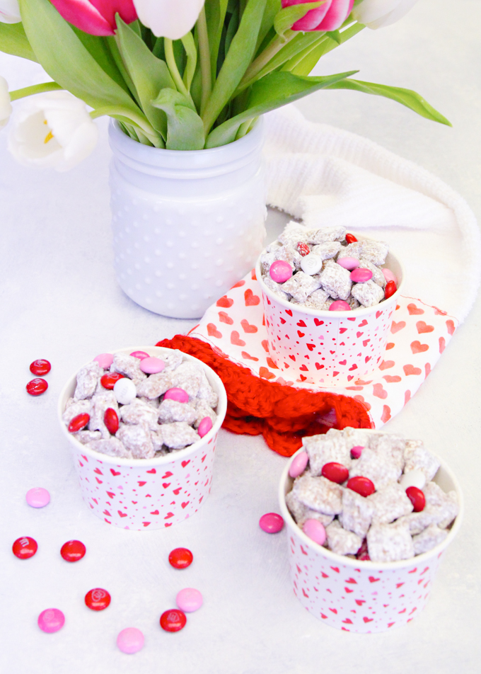 Valentines Muddy Buddies (aka Puppy Chow)