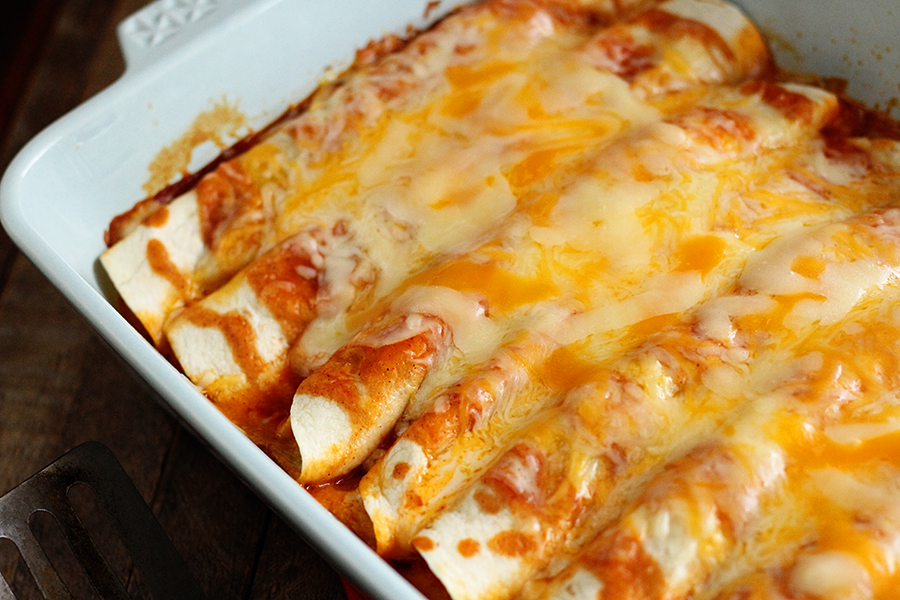 5 Ingredient Beef Enchiladas